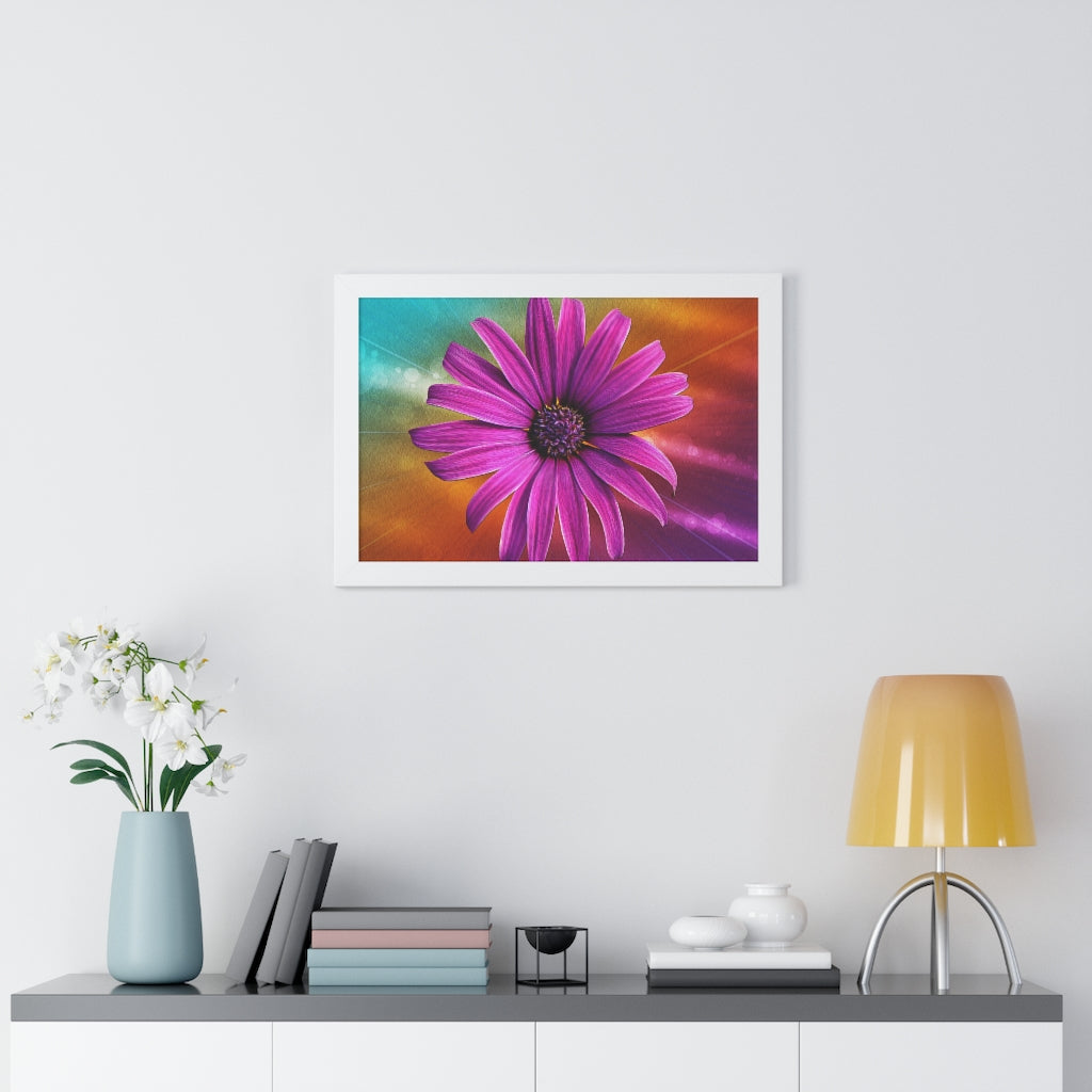Flower Empowered Framed Poster