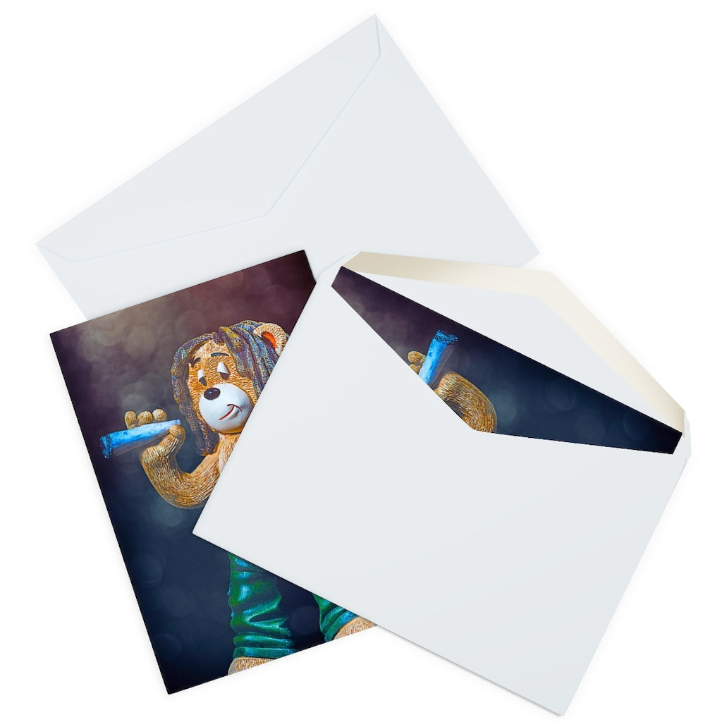 Marley Bear Greeting Card - 5x