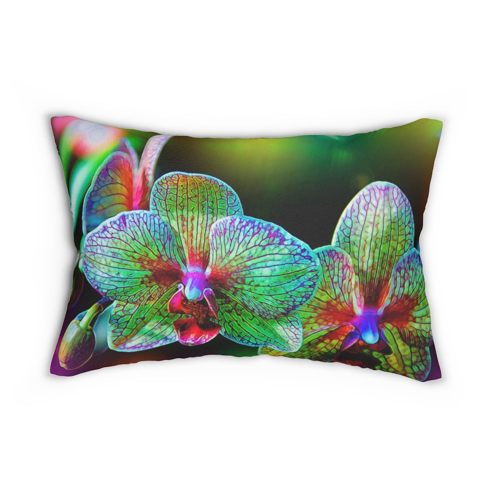 Alien Orchids Pillow