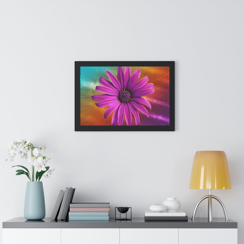 Flower Empowered Framed Poster
