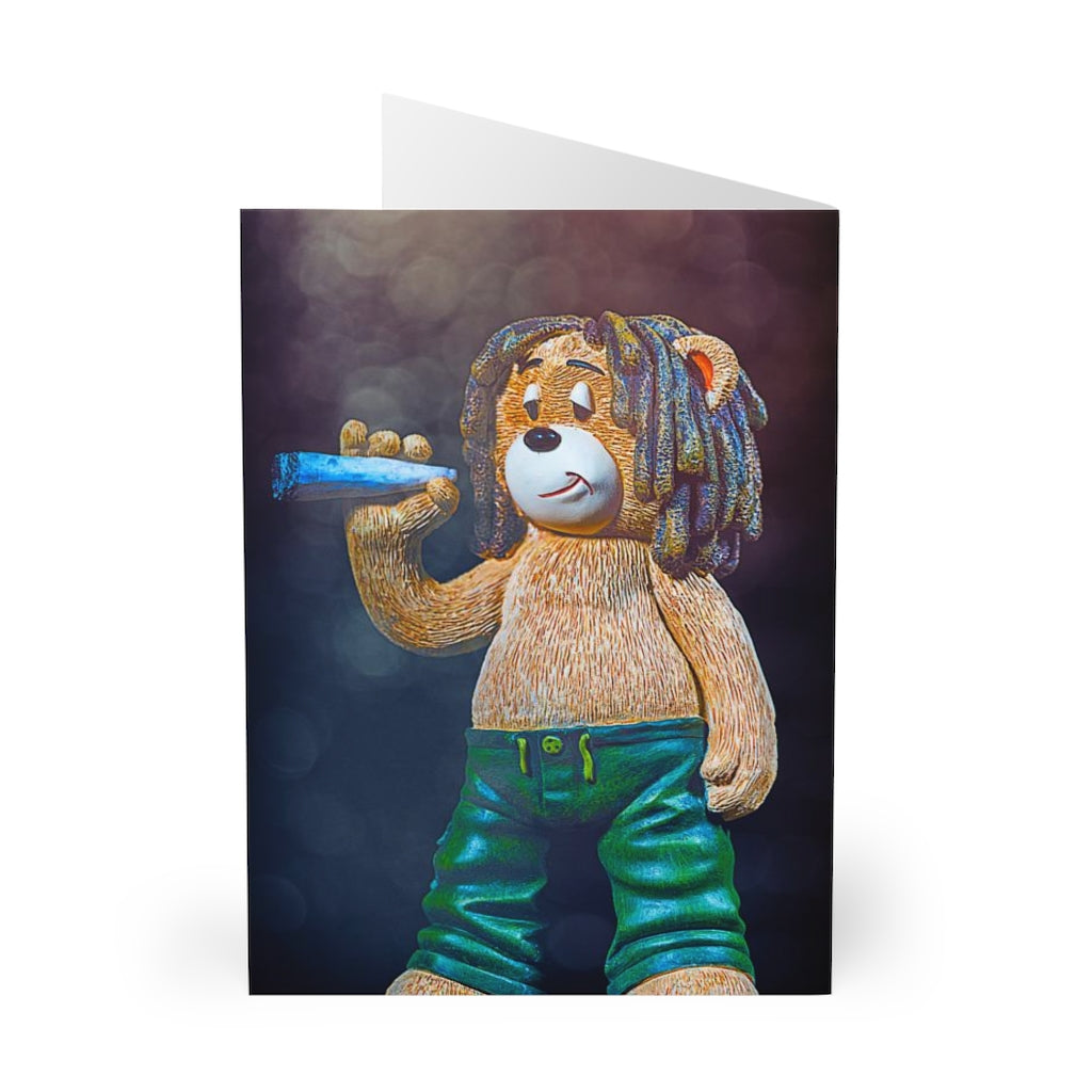 Marley Bear Greeting Card - 5x