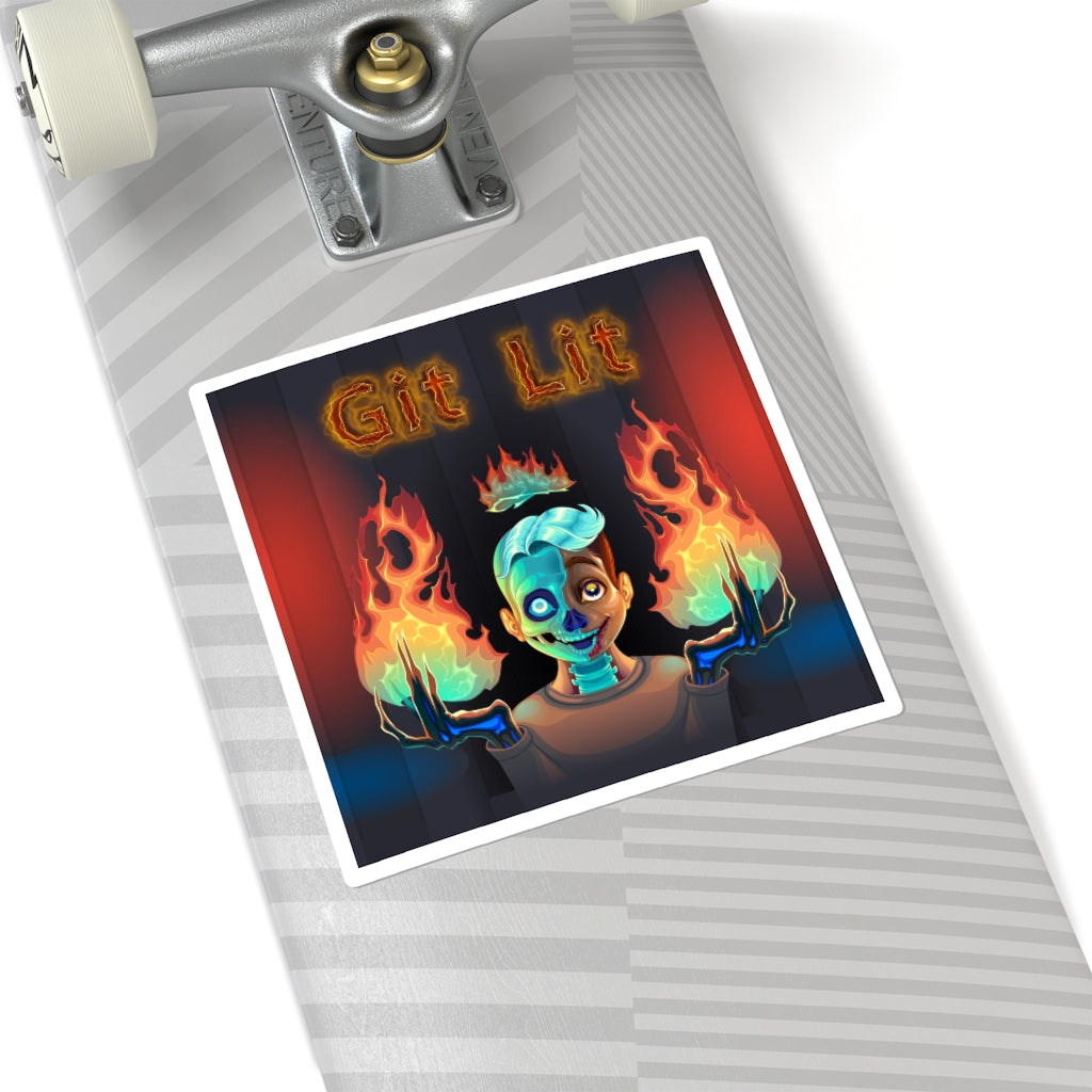 Toasty Grinz Git Lit Stickers