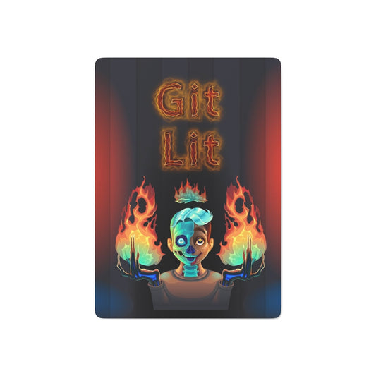 Toasty Grinz Git Lit Playing Cards