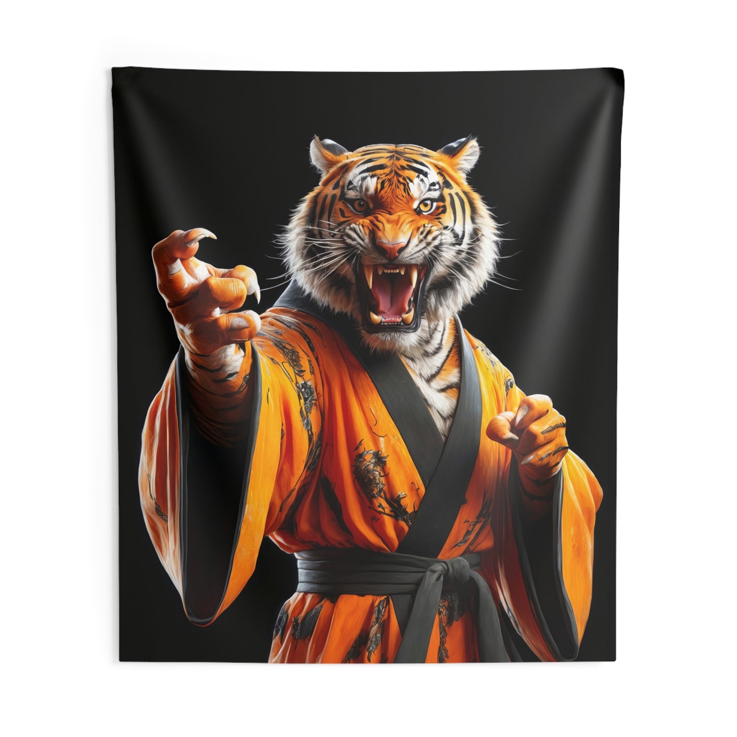 The Tiger Sensei Indoor Wall Tapestries