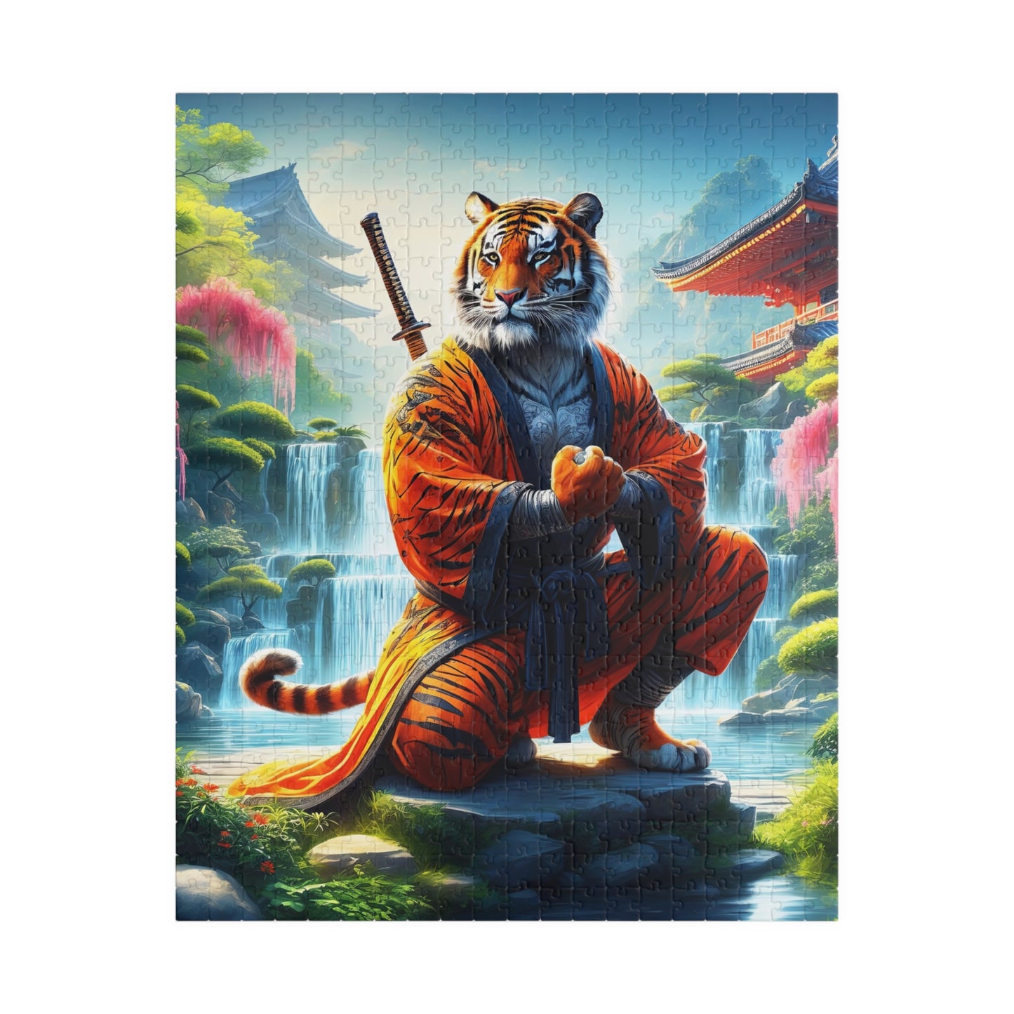 The Tiger Sensei's Realm Puzzle (110, 252, 520, 1014-piece)