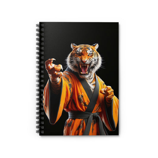 The Majestic Tiger Sensei Spiral Notebook - Ruled Line