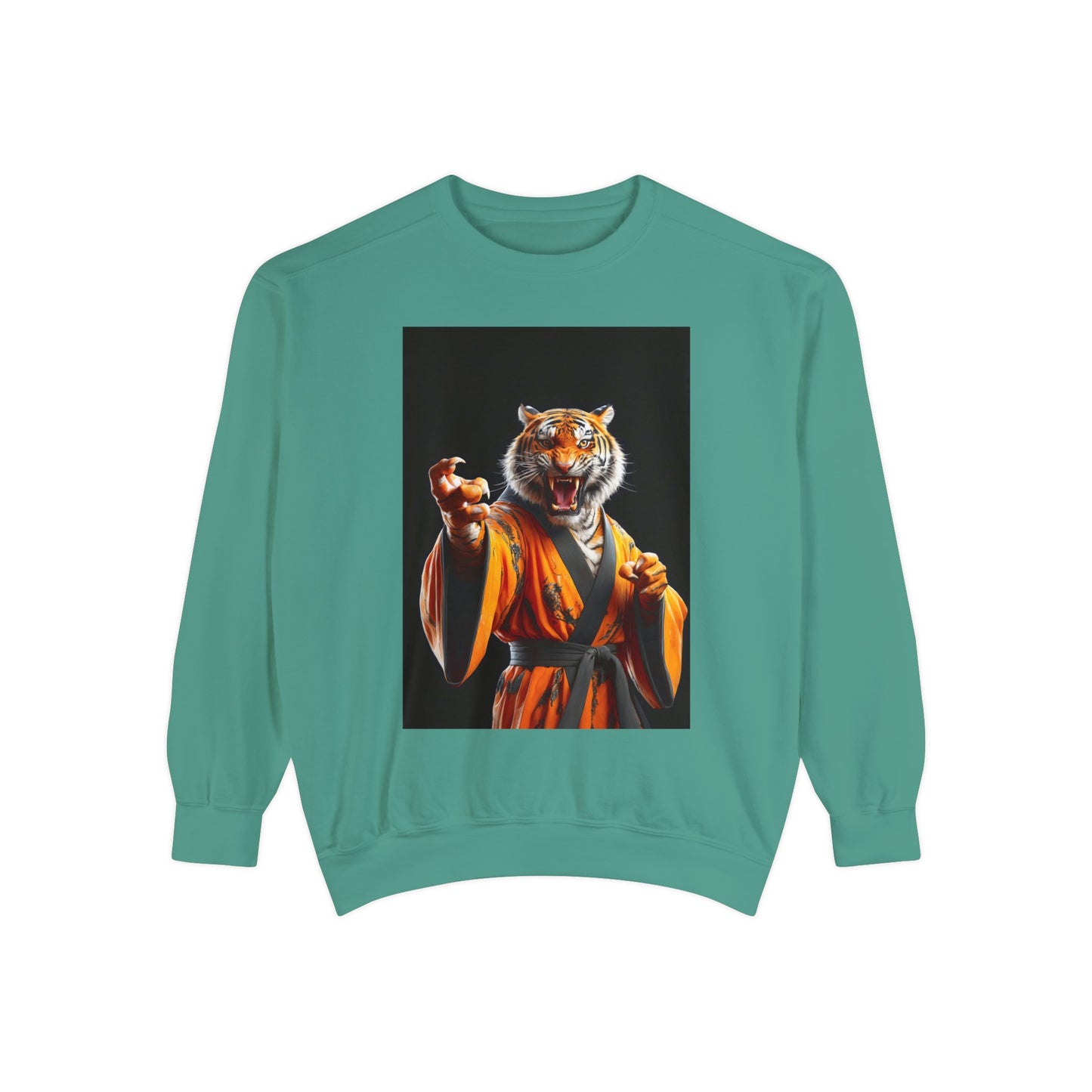 The Tiger Sensei Unisex Garment-Dyed Sweatshirt