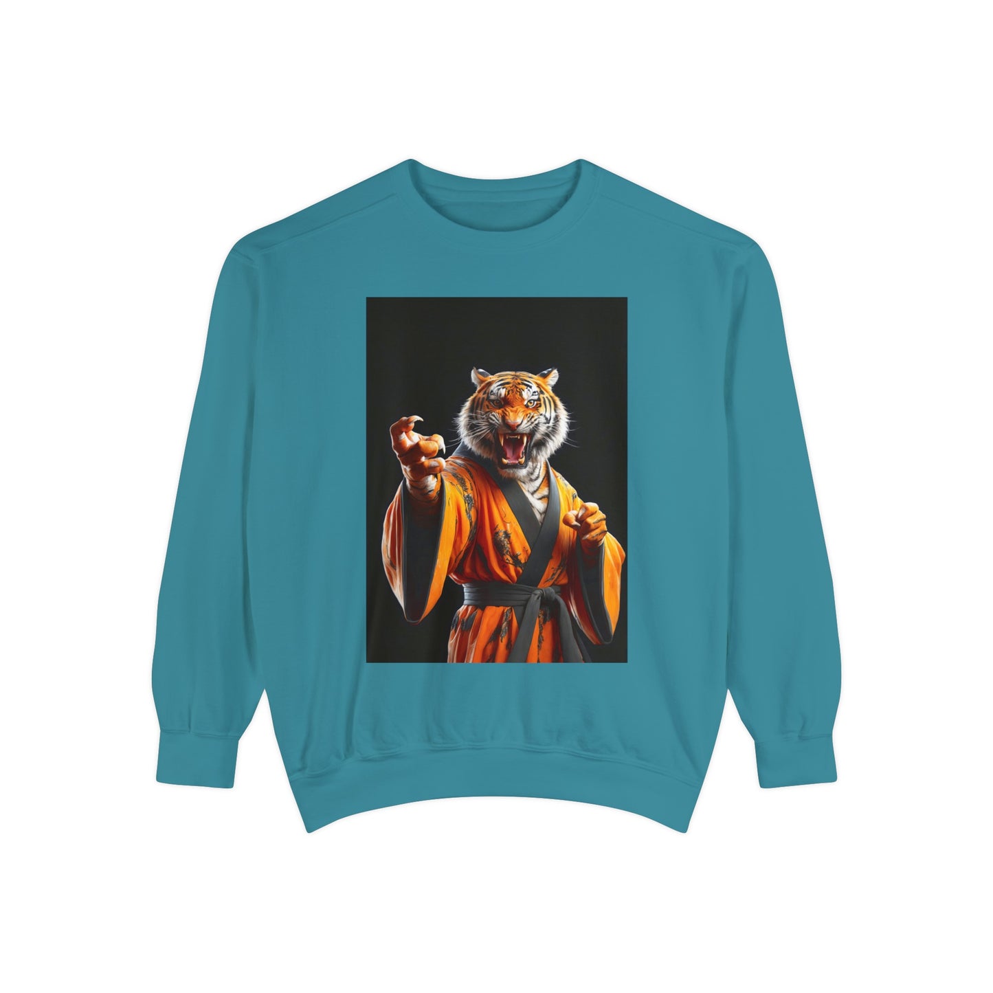 The Tiger Sensei Unisex Garment-Dyed Sweatshirt