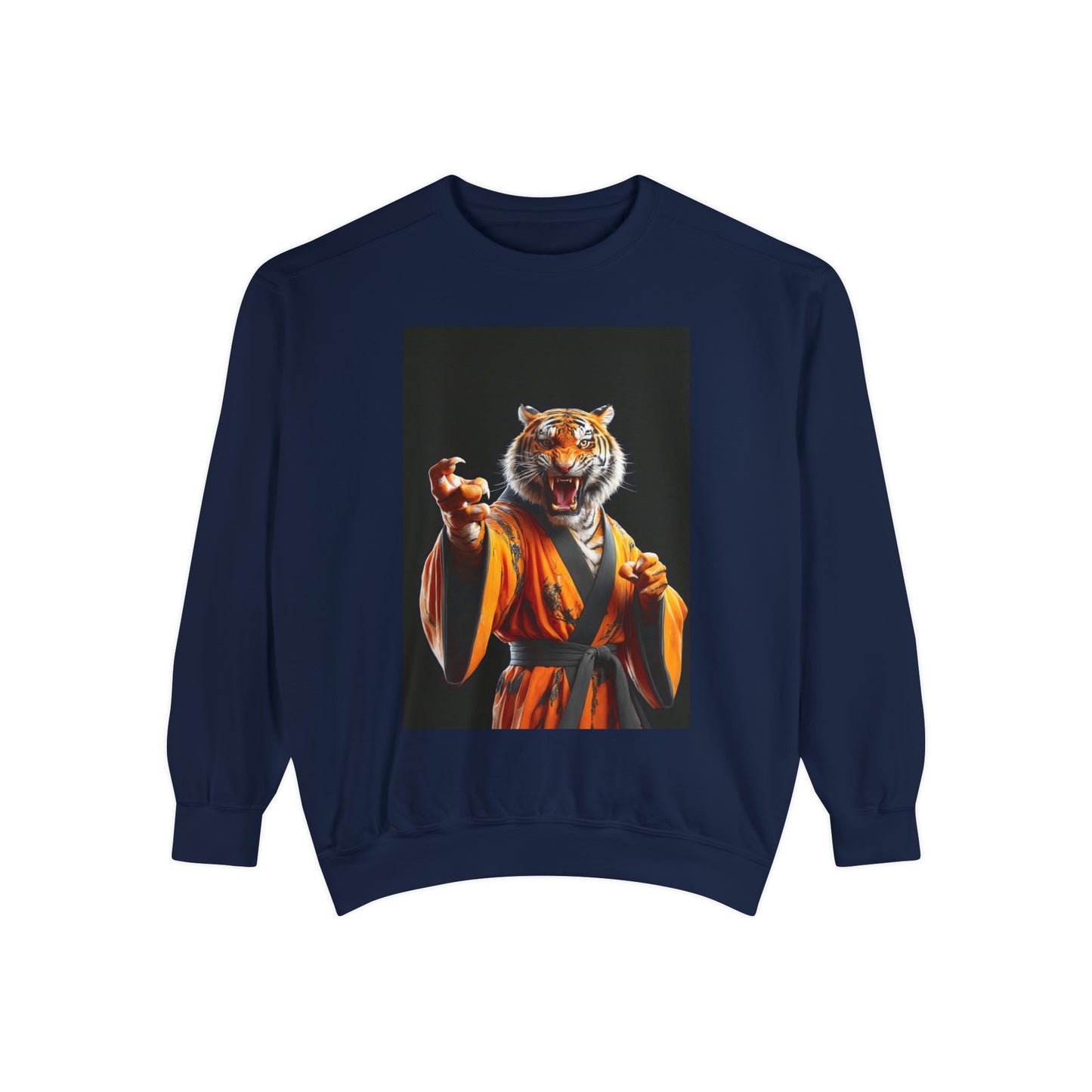 The Tiger Sensei Unisex Garment-Dyed Sweatshirt