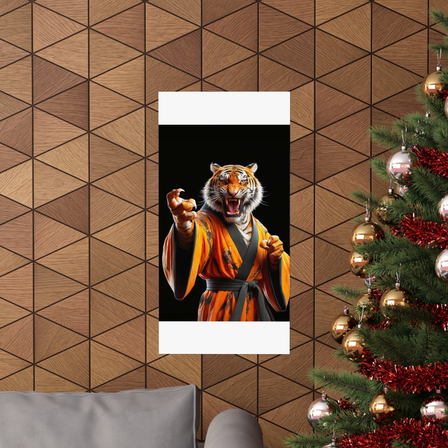 The Tiger Sensei Matte Vertical Posters