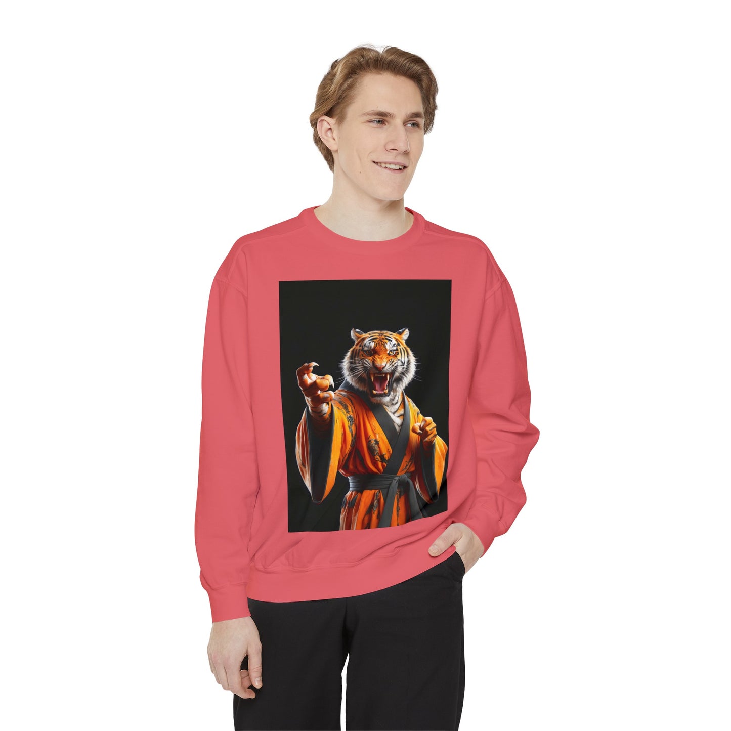 The Tiger Sensei Unisex Garment-Dyed Sweatshirt