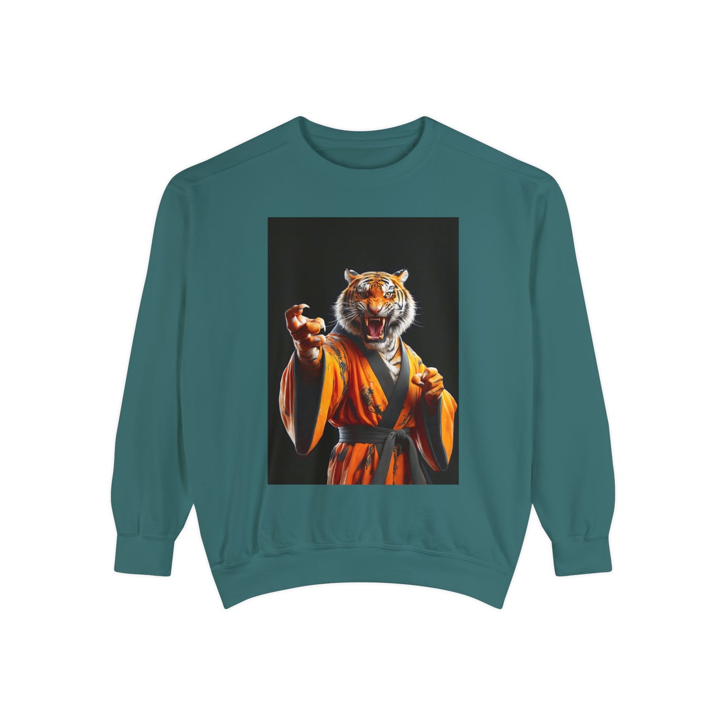 The Tiger Sensei Unisex Garment-Dyed Sweatshirt