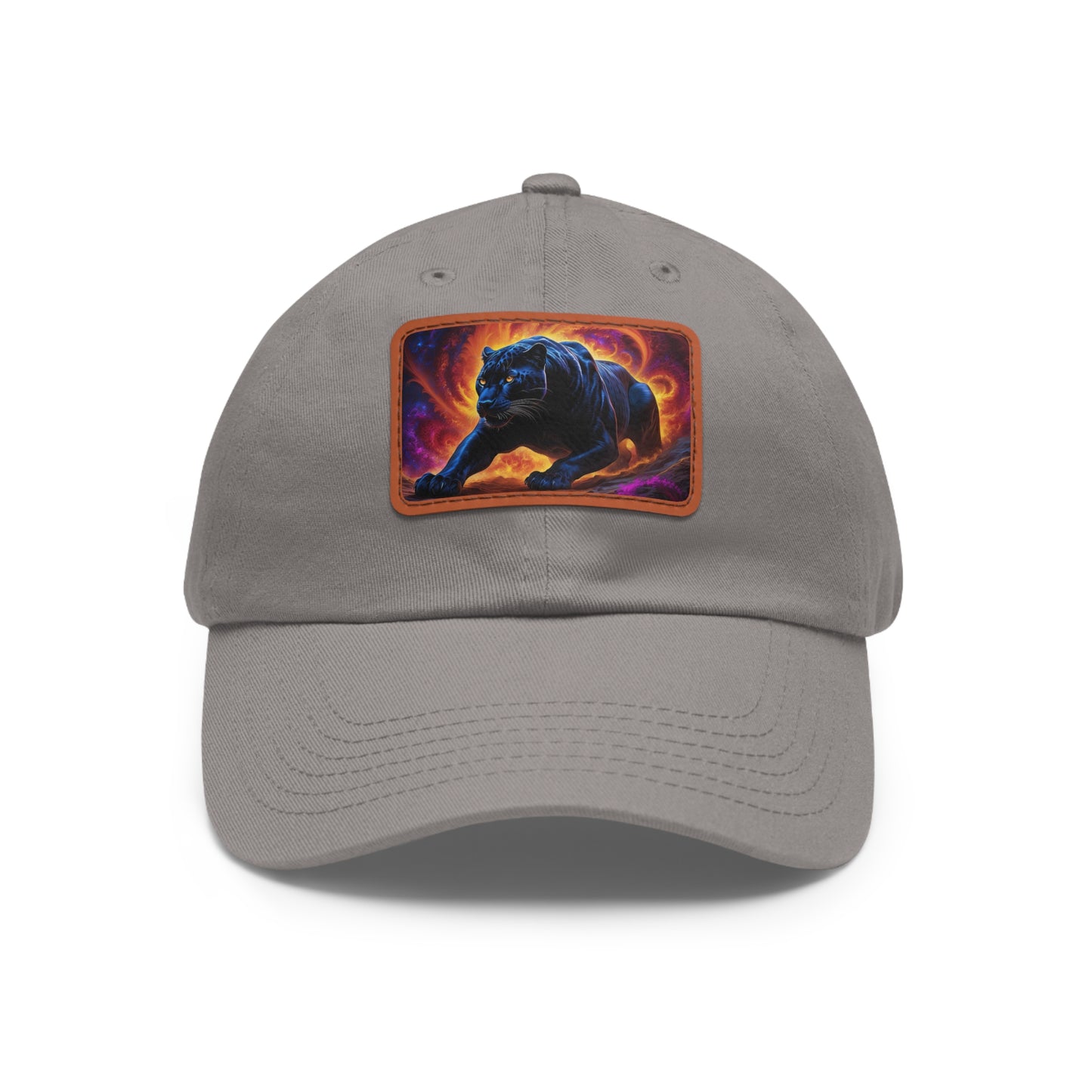 Safari Essence Dad Hat with Leather Patch (Rectangle)