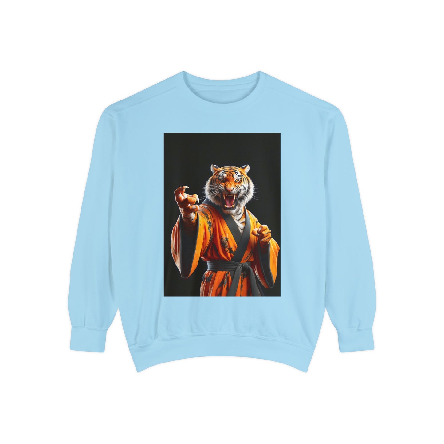 The Tiger Sensei Unisex Garment-Dyed Sweatshirt