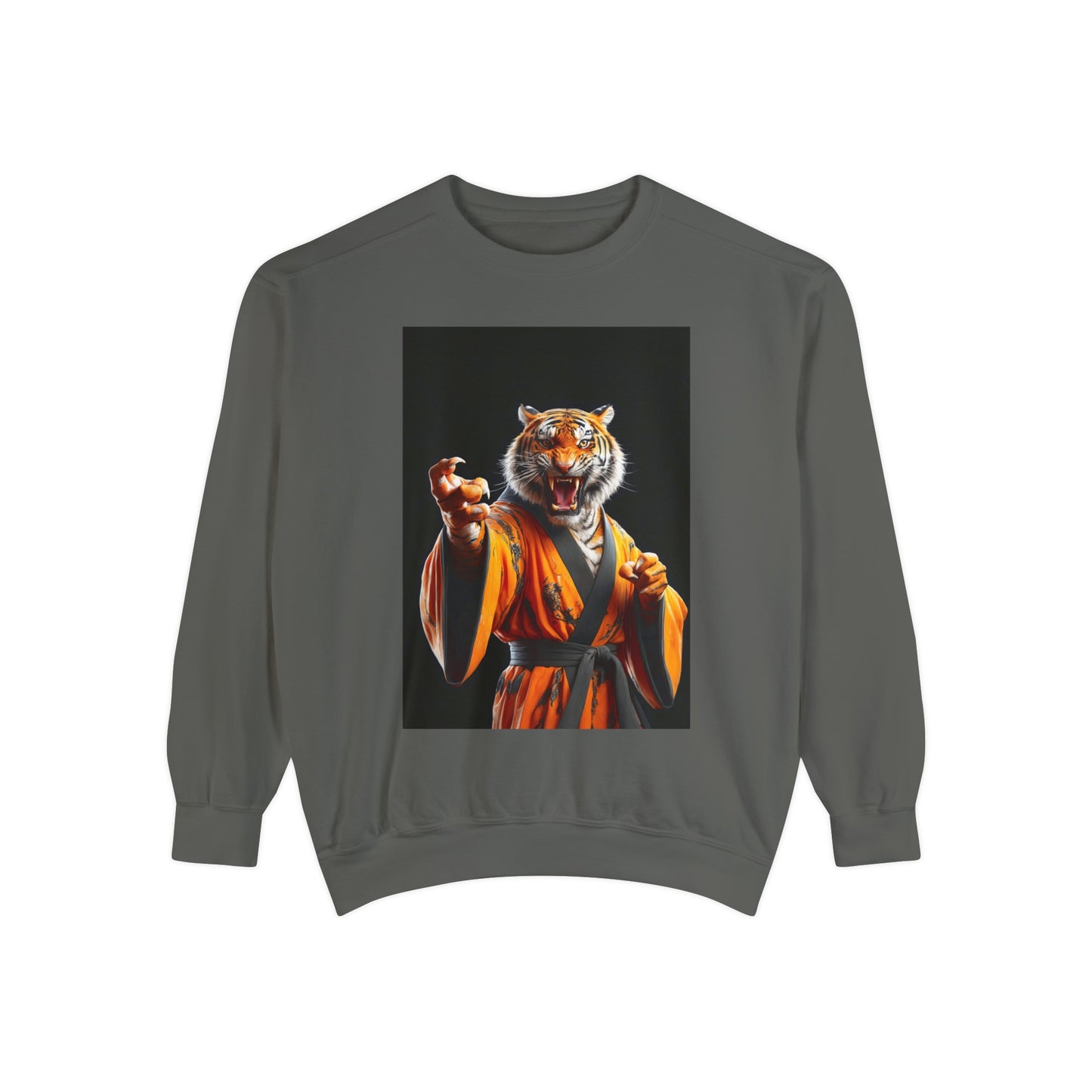 The Tiger Sensei Unisex Garment-Dyed Sweatshirt