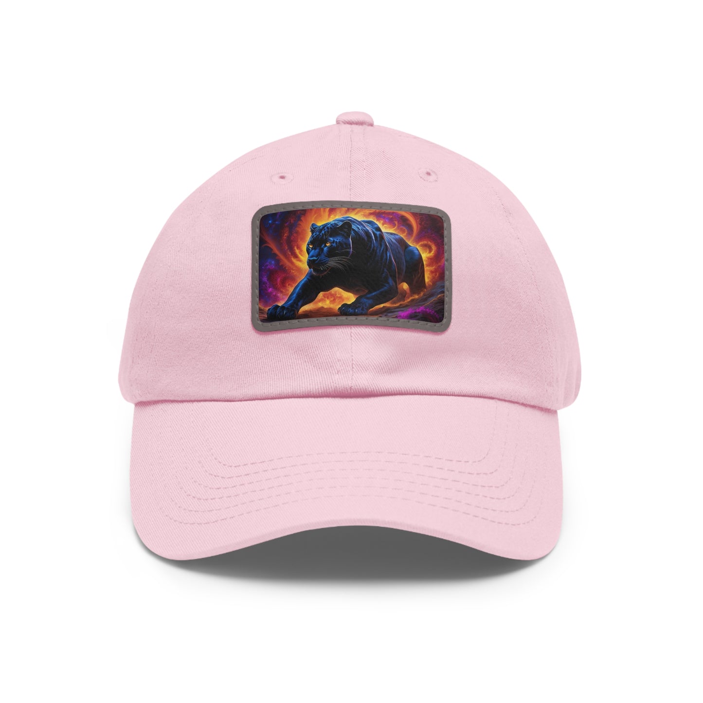Safari Essence Dad Hat with Leather Patch (Rectangle)