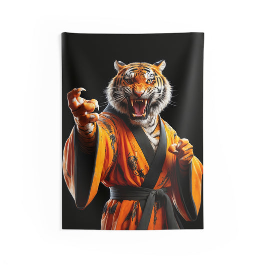 The Tiger Sensei Indoor Wall Tapestries