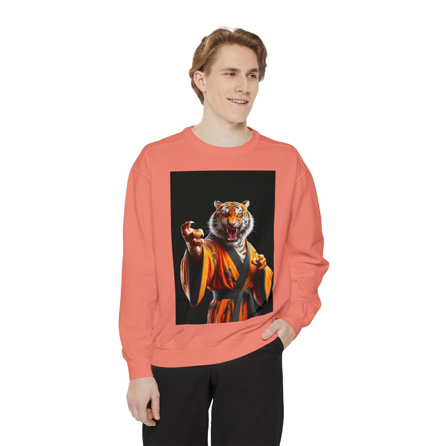 The Tiger Sensei Unisex Garment-Dyed Sweatshirt