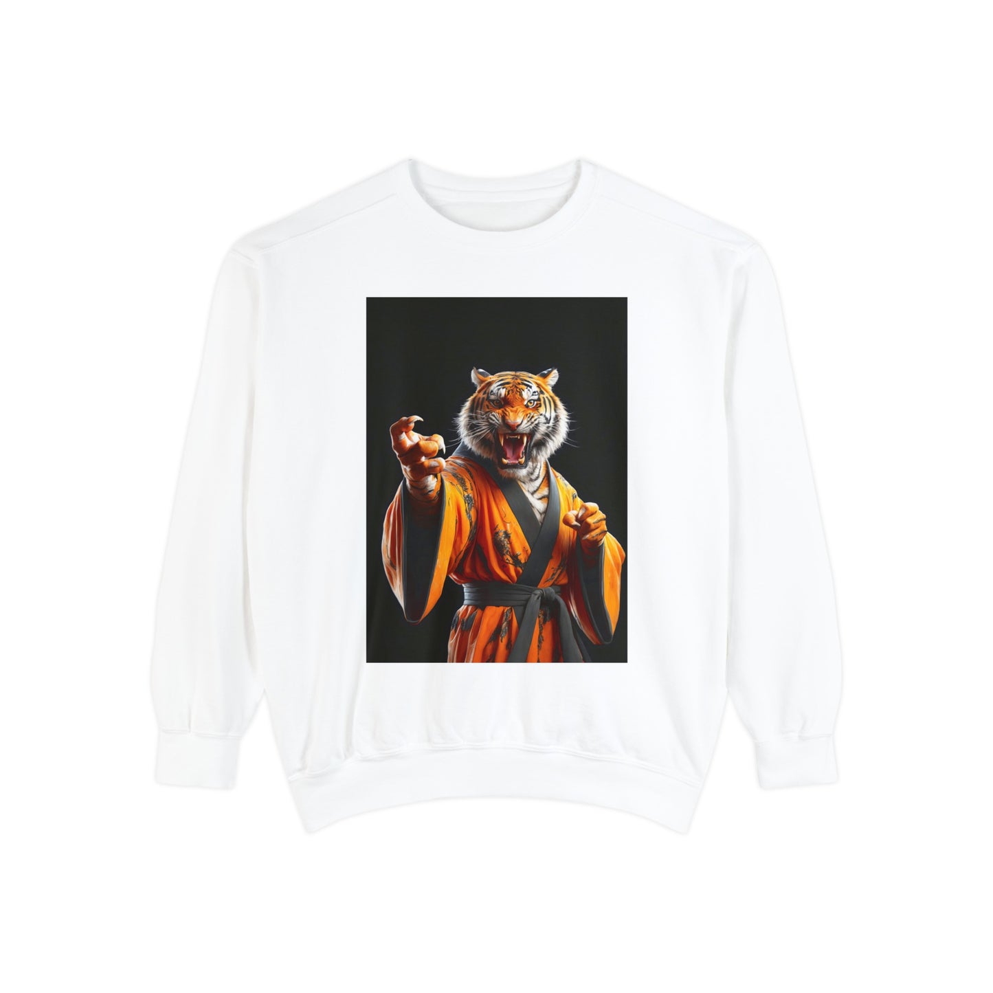 The Tiger Sensei Unisex Garment-Dyed Sweatshirt