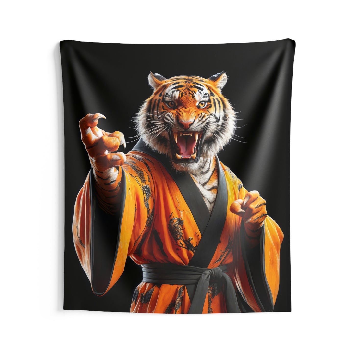 The Tiger Sensei Indoor Wall Tapestries