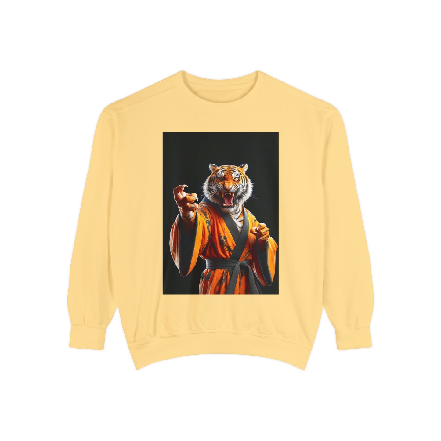 The Tiger Sensei Unisex Garment-Dyed Sweatshirt