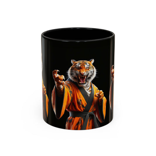 The Tiger Sensei Accent Coffee Mug, 11oz