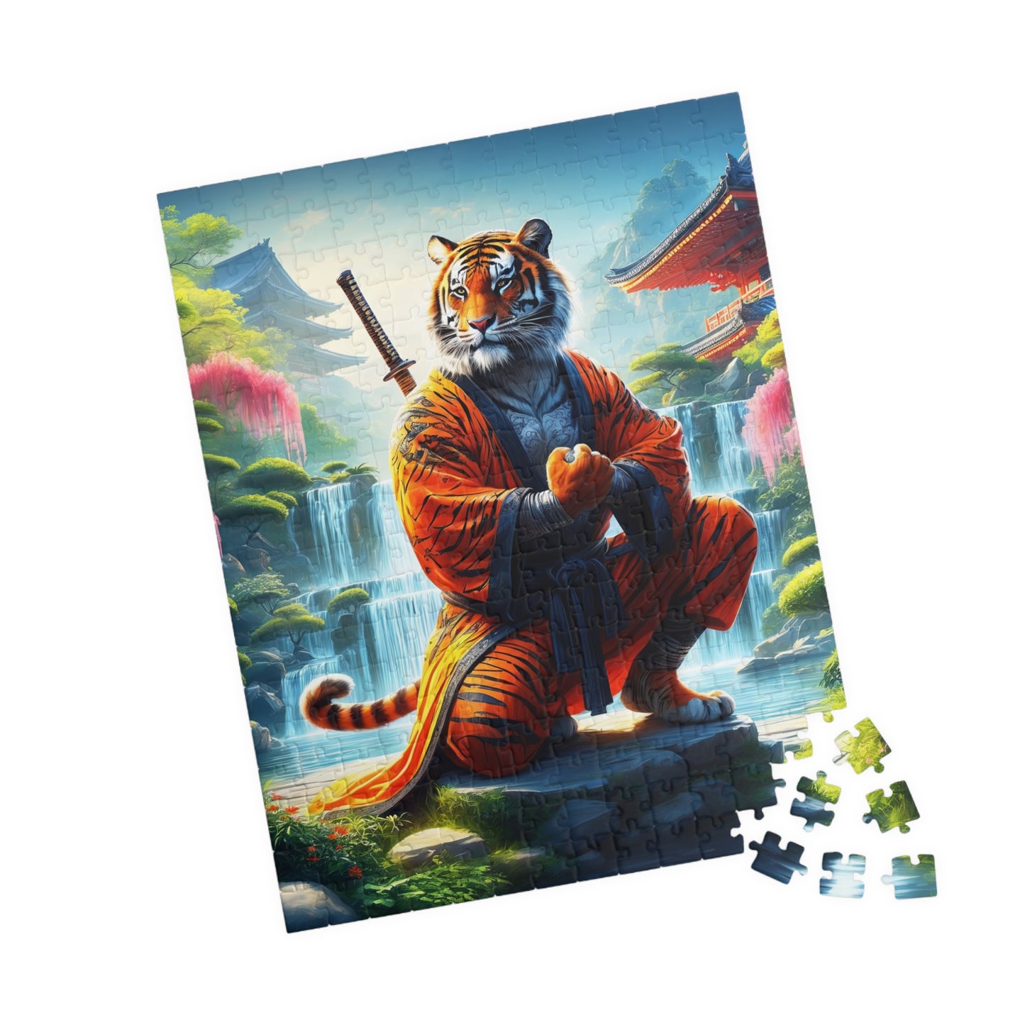 The Tiger Sensei's Realm Puzzle (110, 252, 520, 1014-piece)