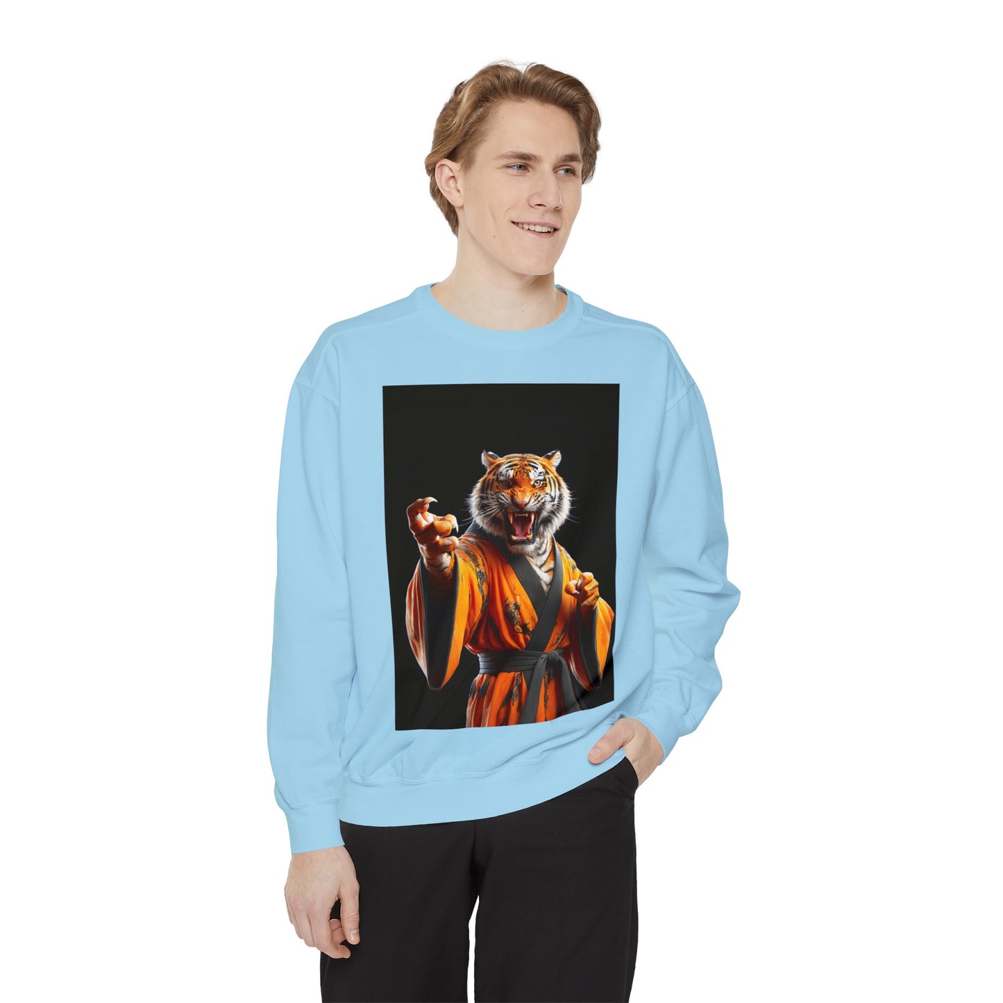 The Tiger Sensei Unisex Garment-Dyed Sweatshirt