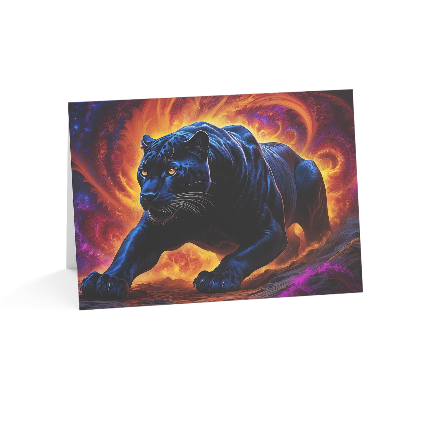 Panther's Gaze: Greeting Cards Collection (1, 10, 30, and 50pcs)