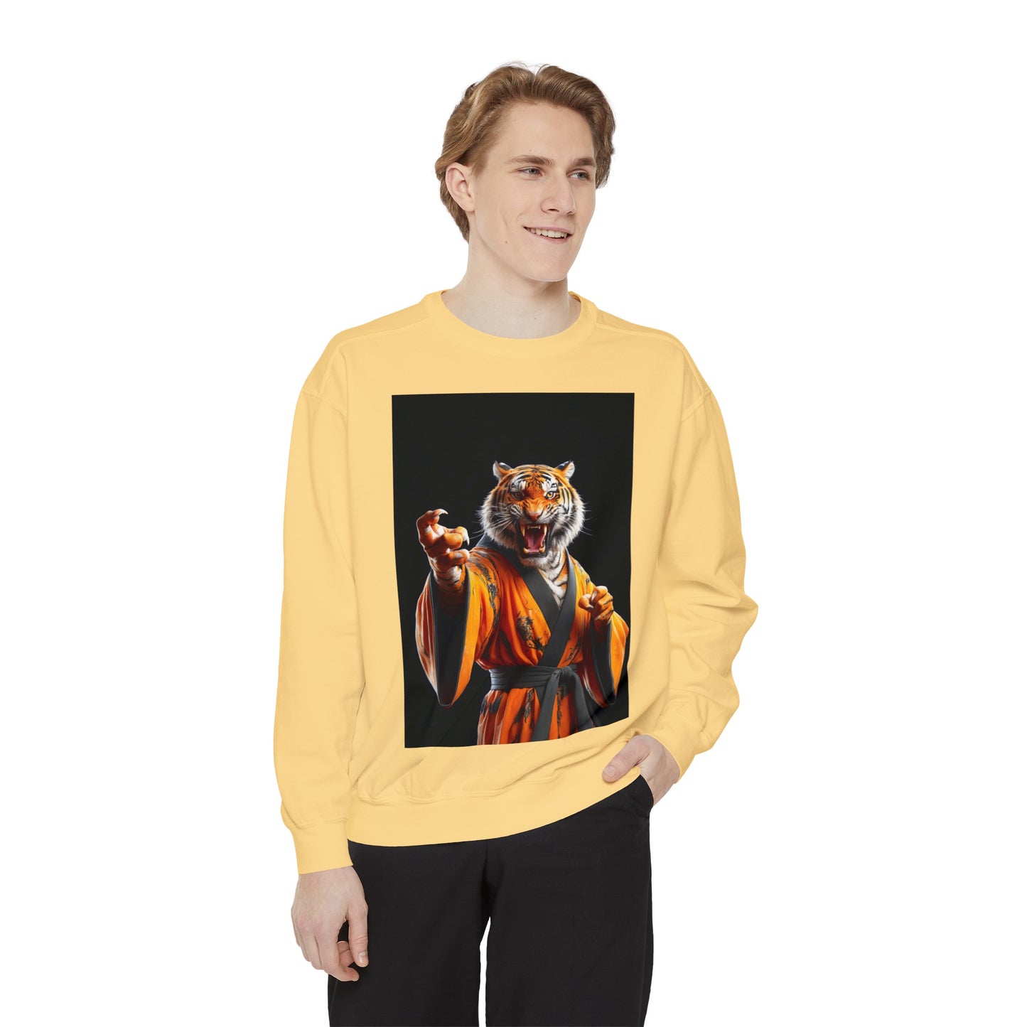 The Tiger Sensei Unisex Garment-Dyed Sweatshirt