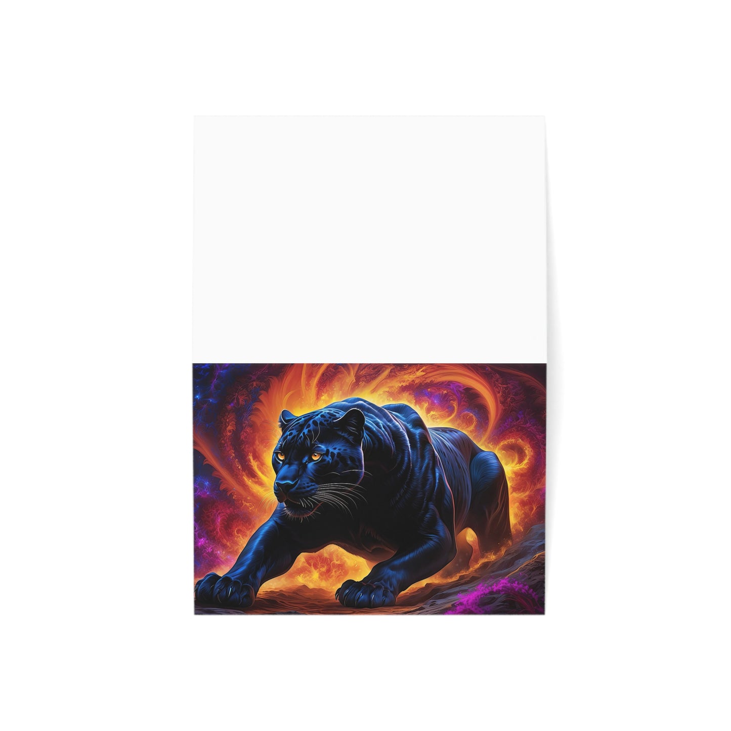 Panther's Gaze: Greeting Cards Collection (1, 10, 30, and 50pcs)