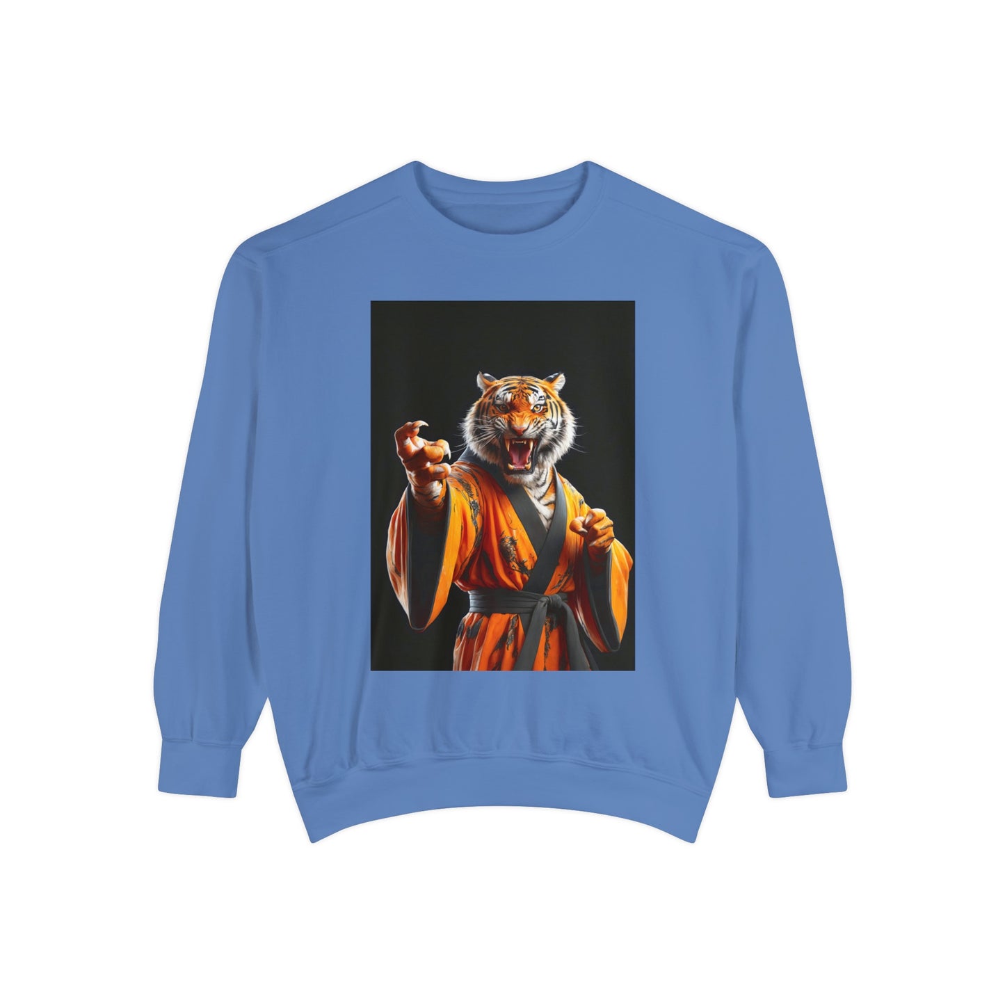 The Tiger Sensei Unisex Garment-Dyed Sweatshirt