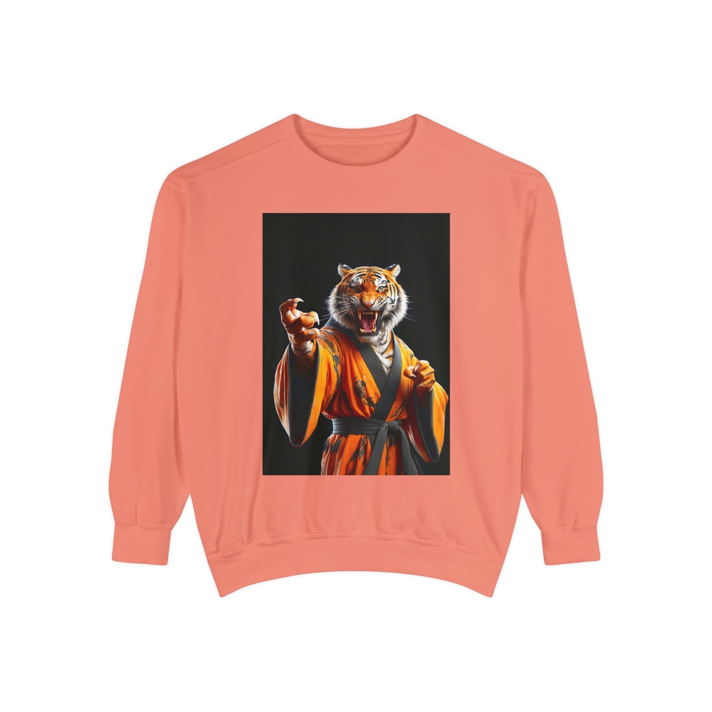 The Tiger Sensei Unisex Garment-Dyed Sweatshirt