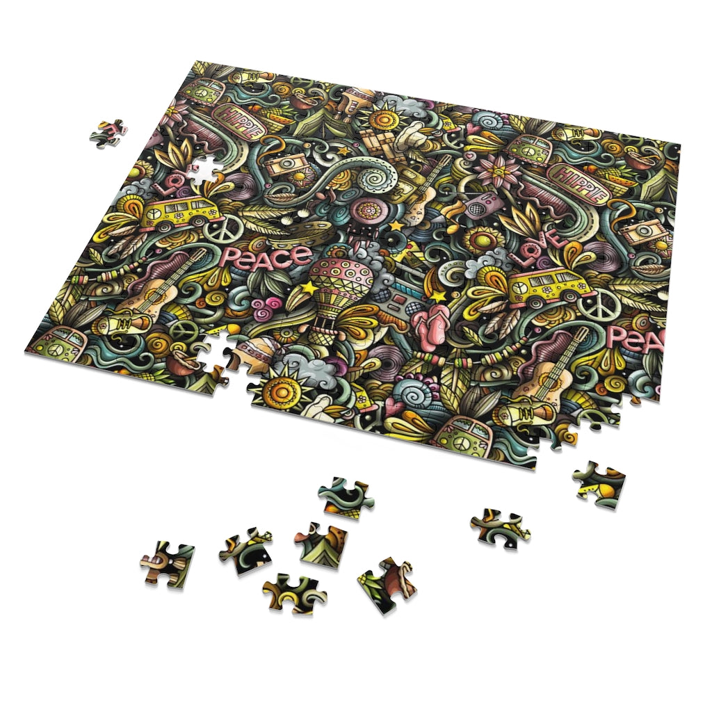 Hippie Funky Jigsaw Puzzle