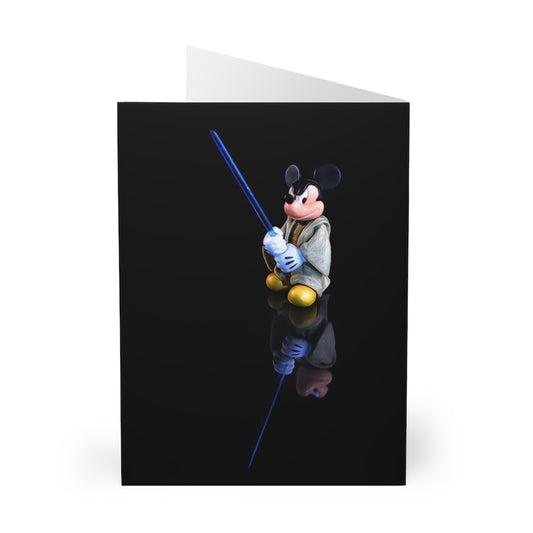 Battle Mickey Greeting Card - 5x