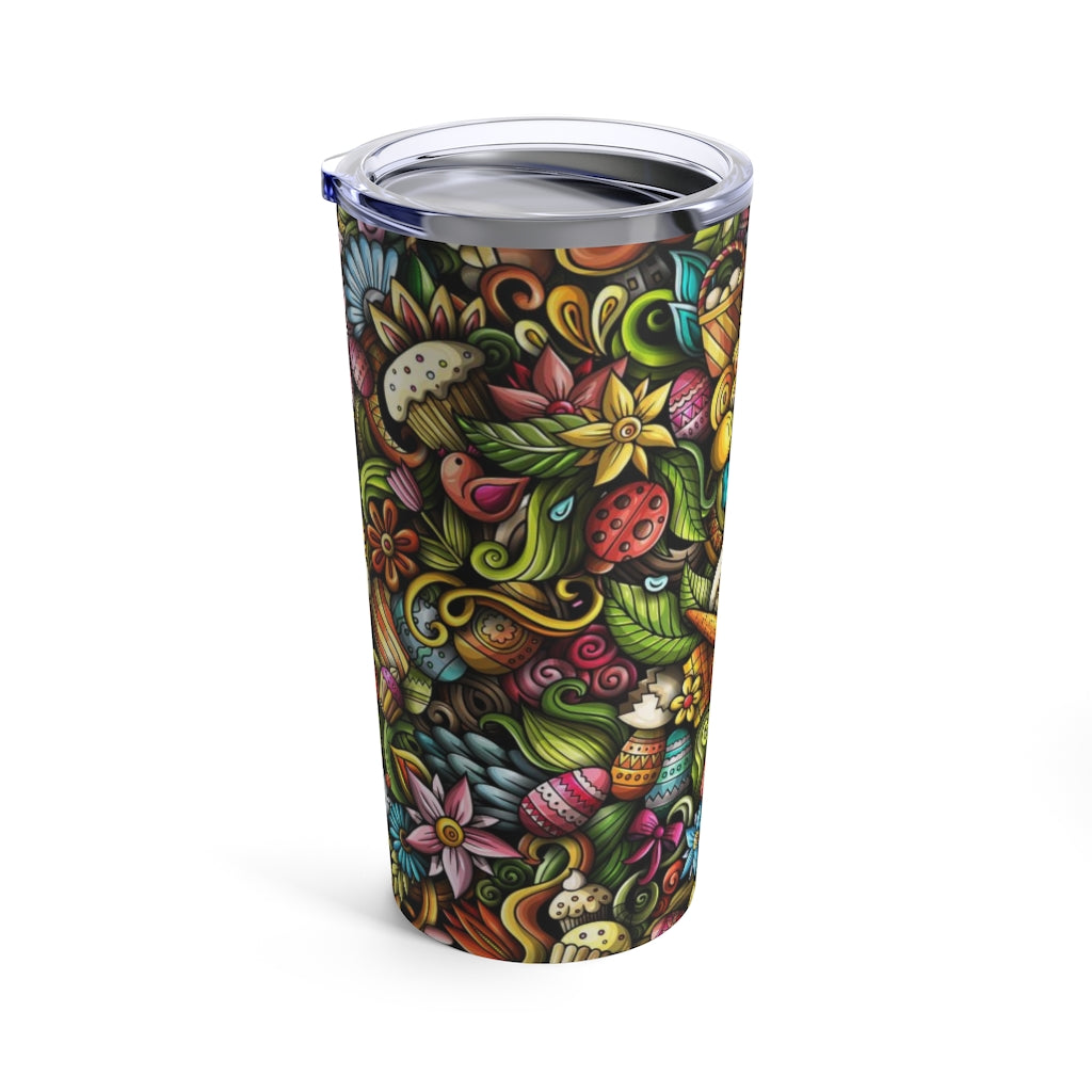 Funky Easter Holiday Tumbler