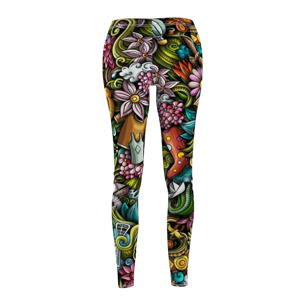 Psychedelic Petals Stretchy Leggings – Mouse Humper