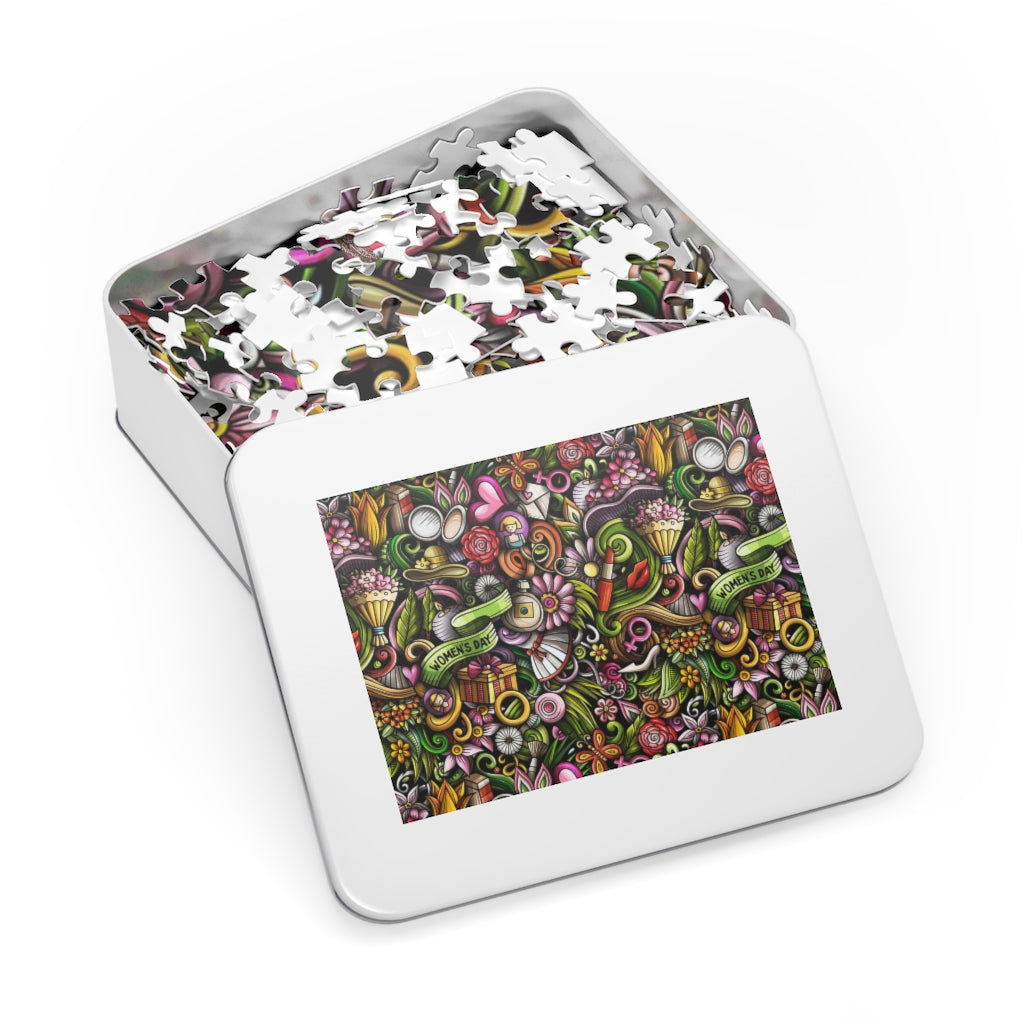Women's Day Funky Jigsaw Puzzle