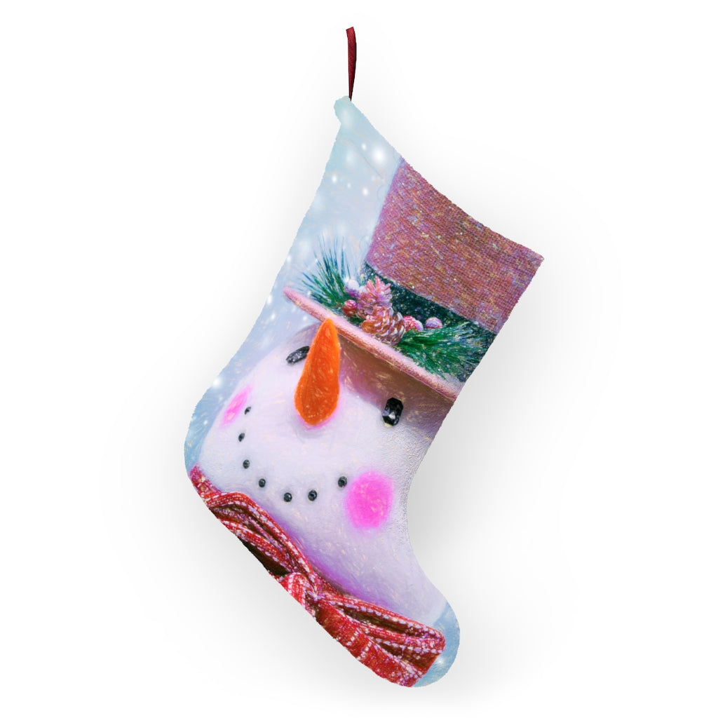 Frosty With A Smile Stocking