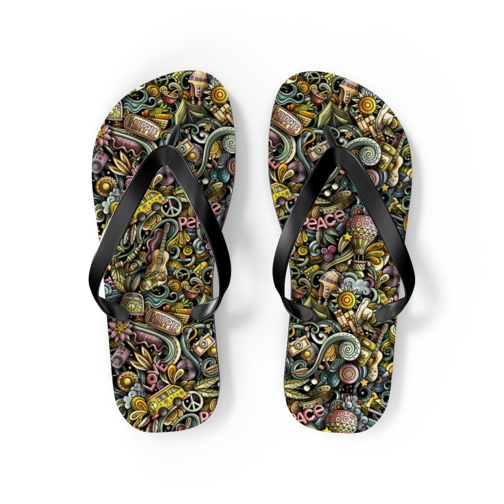 Amazon.com | FUNKYMONKEY EVA Flip Flops Waterproof Adjustable Thong Sandals  for Mens and Womens (6 M US, Brown/Flipflops) | Flip-Flops