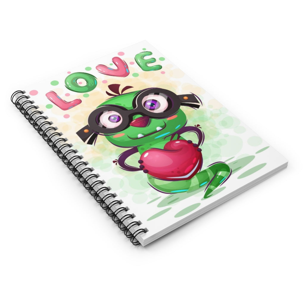 Mr. Slithers Spiral Love Notebook