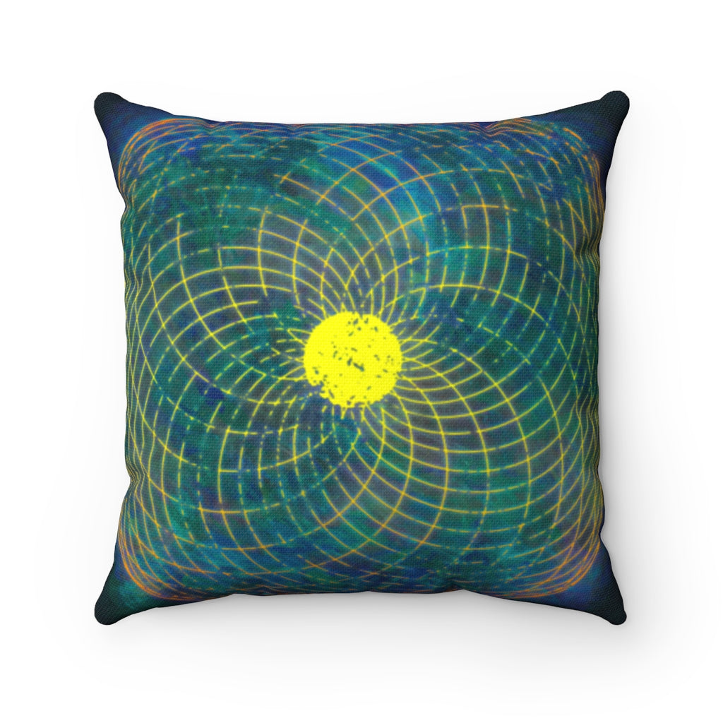 Galactic Spinwheel Pillow
