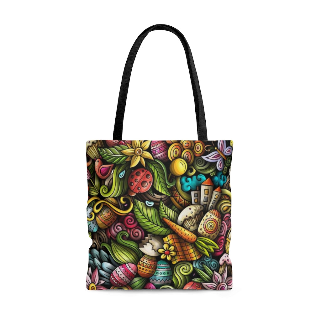 Funky Easter Holiday Tote Bag
