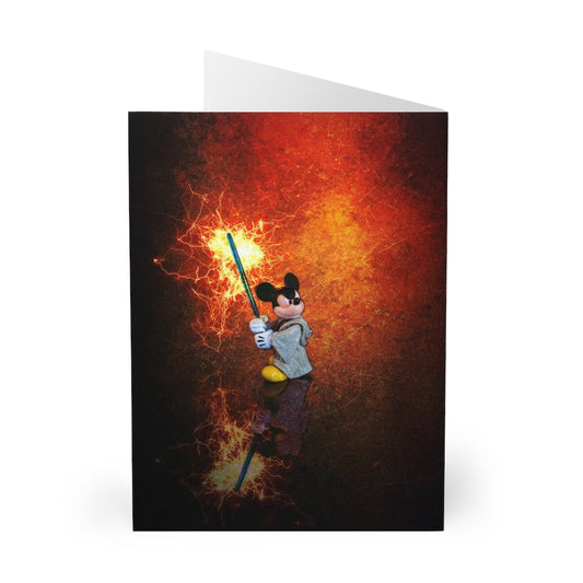 Don't Mess With Mickey Greeting Card - 5x