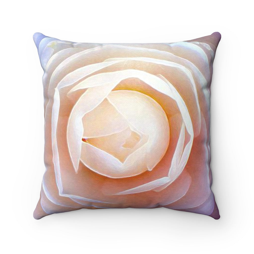 Rosy White Highlights Pillow