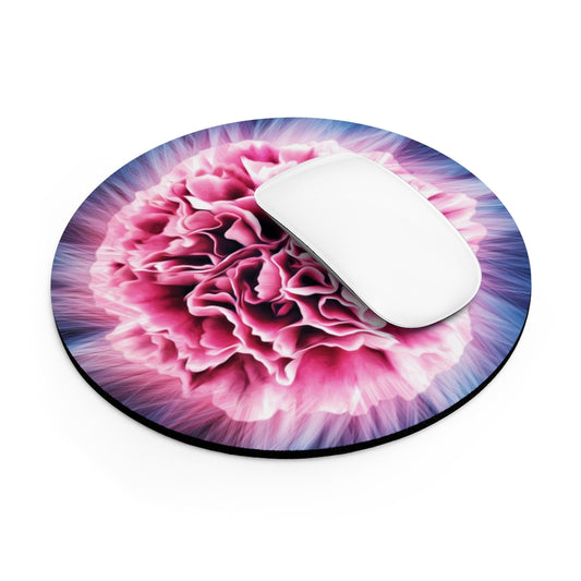 Cotton Candy Carnation Mouse Pad