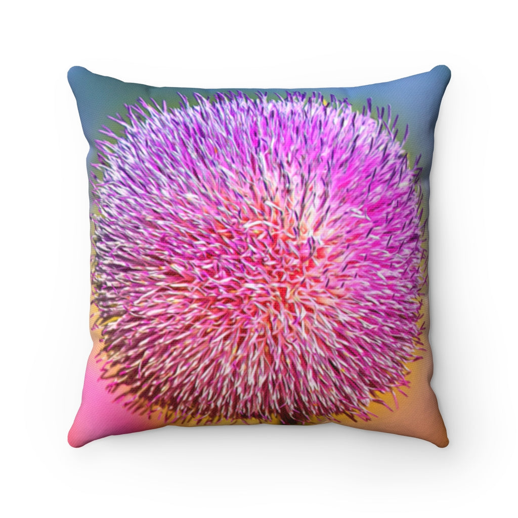 Pink Power Puff Pillow