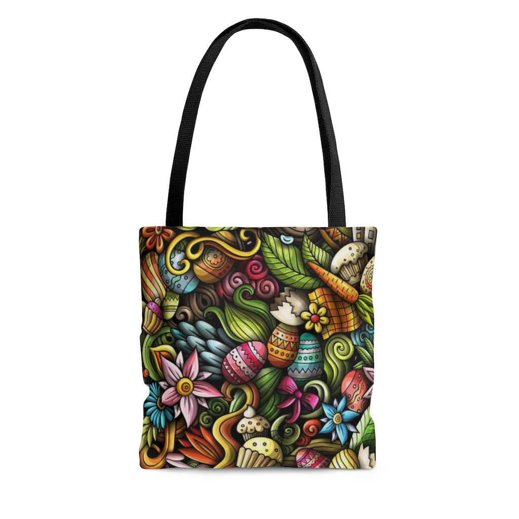 Funky Easter Holiday Tote Bag