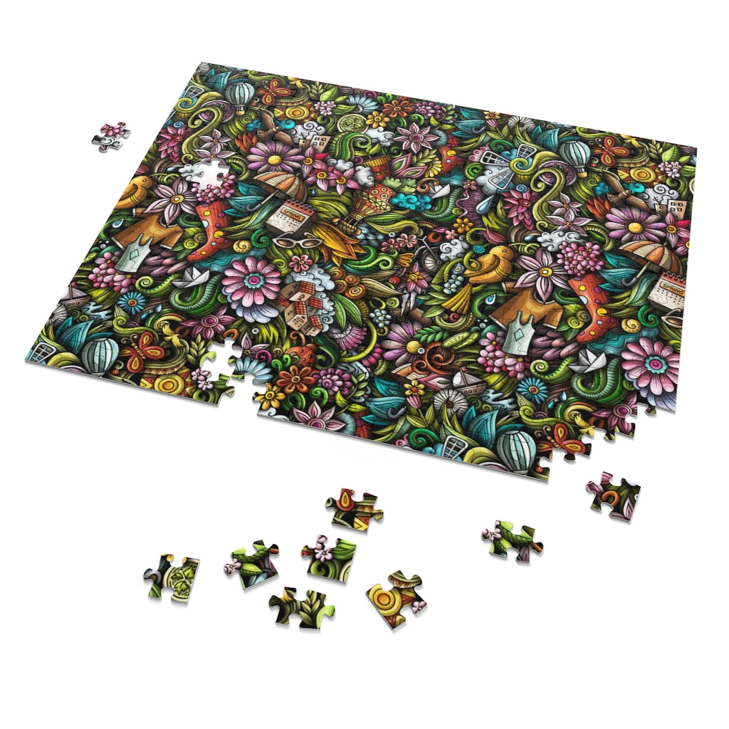 Spring Season Funky Jigsaw Puzzle