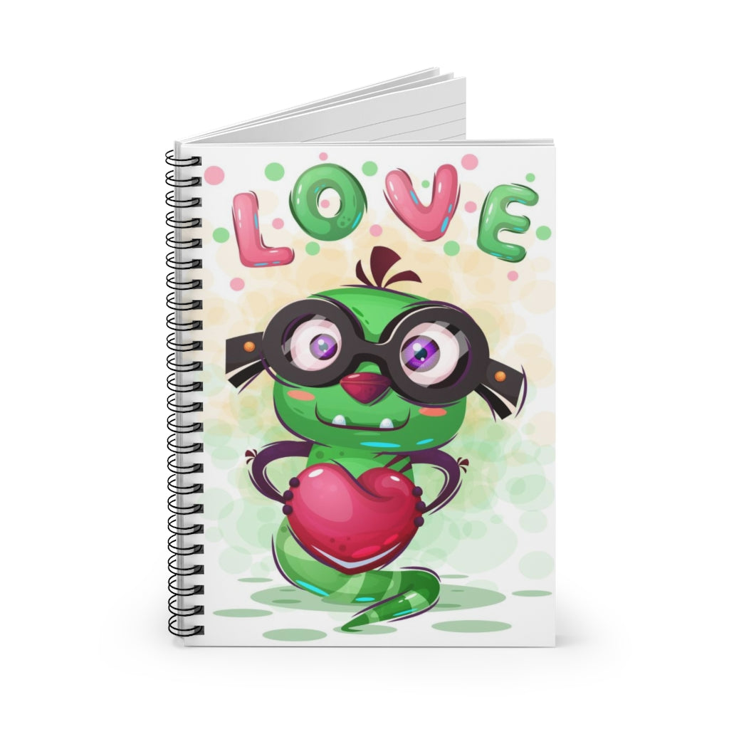 Mr. Slithers Spiral Love Notebook